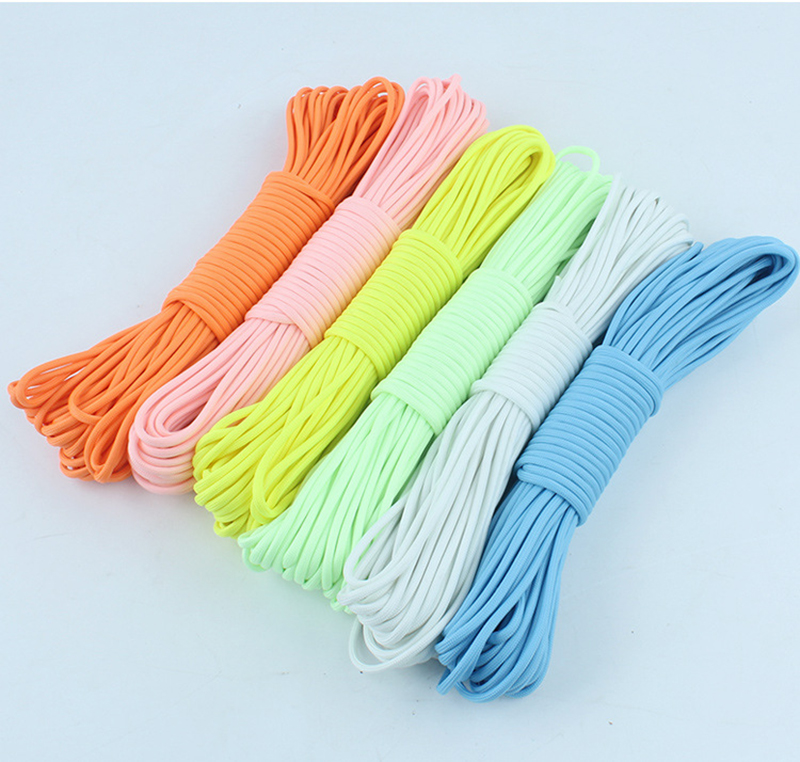 Nylon-20M-Fluorescent-Climbing-Camping-Tent-Rope-9-Strands-Luminous-High-strength-Paracord-1307876-5