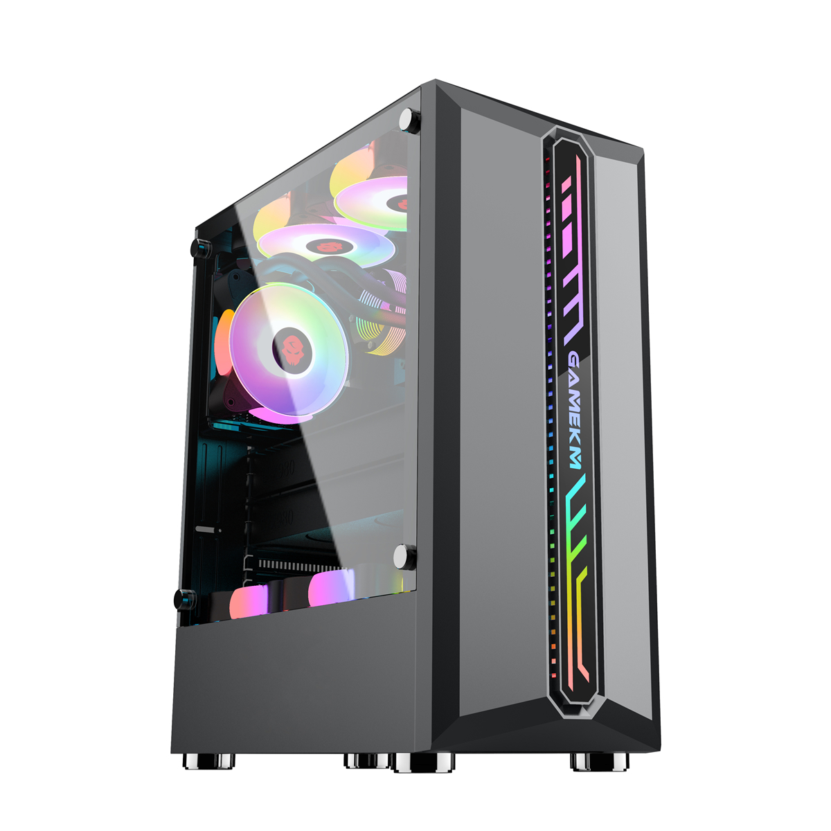 GAMEKM-Computer-Case-Mid-Tower-ATXM-ATXITX-Acrylic-Side-Panel-RGB-Gaming-Computer-PC-Case-USB-30USB--1820803-10