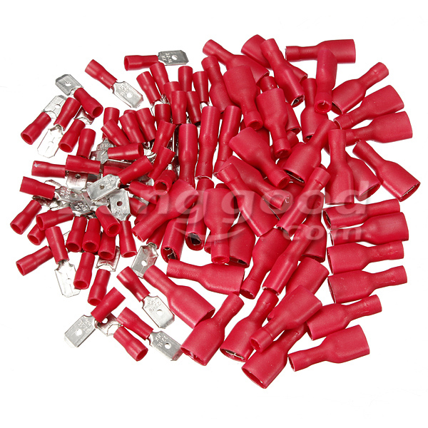 100pcs-MaleFemale-Insulated-Spade-Quick-Wire-Crimp-Connector-Terminal-86434-1