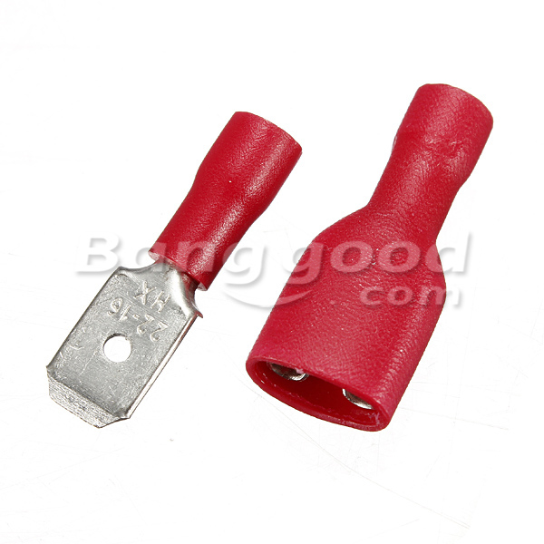 100pcs-MaleFemale-Insulated-Spade-Quick-Wire-Crimp-Connector-Terminal-86434-4