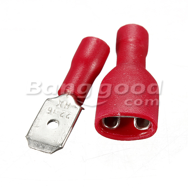 100pcs-MaleFemale-Insulated-Spade-Quick-Wire-Crimp-Connector-Terminal-86434-5