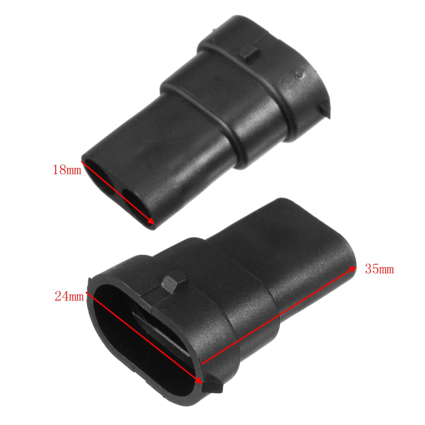 2PCS-H8-H9-H11-880-881-Male-Connector-HIDLED-Plug-Socket-Adaptor-Wiring-Harness-Waterproof-1195122-7