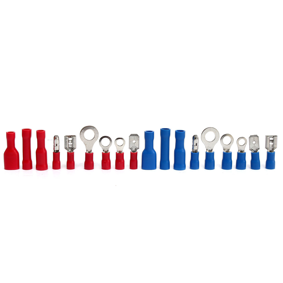 Excellwayreg-EC09-358Pcs-Insulated-Electrical-Wire-Terminals-Crimp-Connector-Butt-Spade-Kit-1090407-5