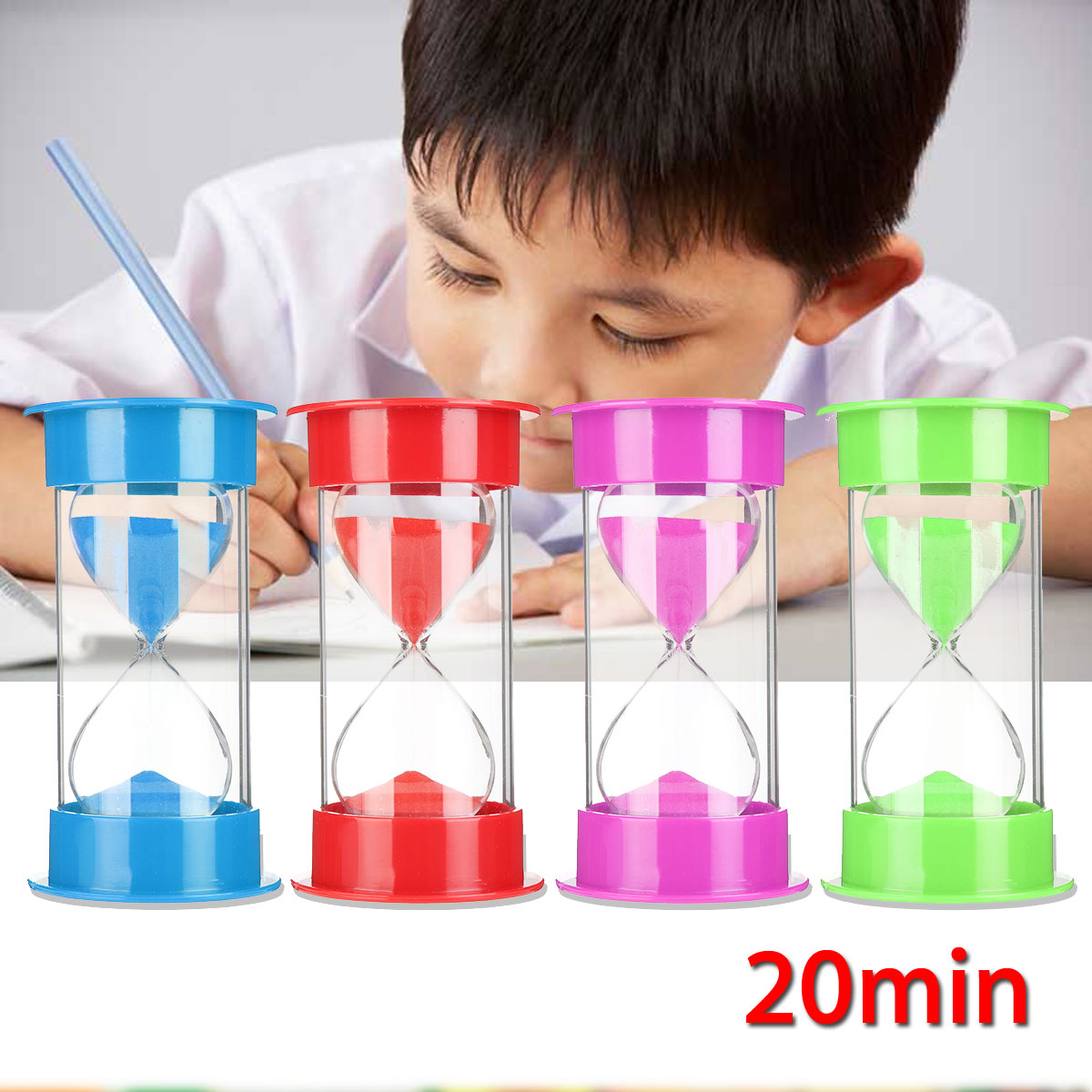 20-Minutes-12cm-Sandglass-Timer-Hourglass-Glass-Sand-Clock-Egg-Kid-Decor-Gift-1546465-1