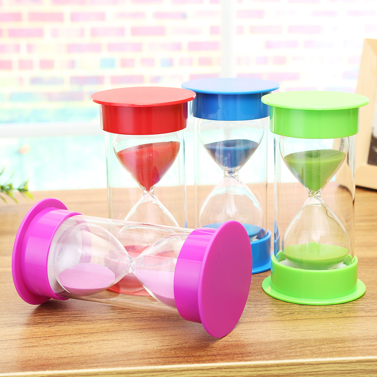 20-Minutes-12cm-Sandglass-Timer-Hourglass-Glass-Sand-Clock-Egg-Kid-Decor-Gift-1546465-3
