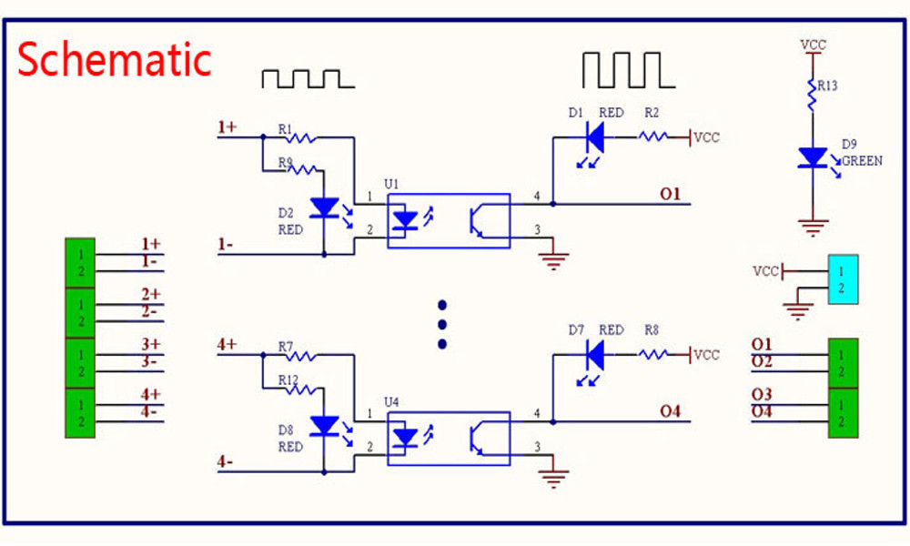 24V-To-12V-4-Channel-Optocoupler-Isolation-Board-Isolated-Module-PLC-Signal-Level-Voltage-Converter--1416551-2