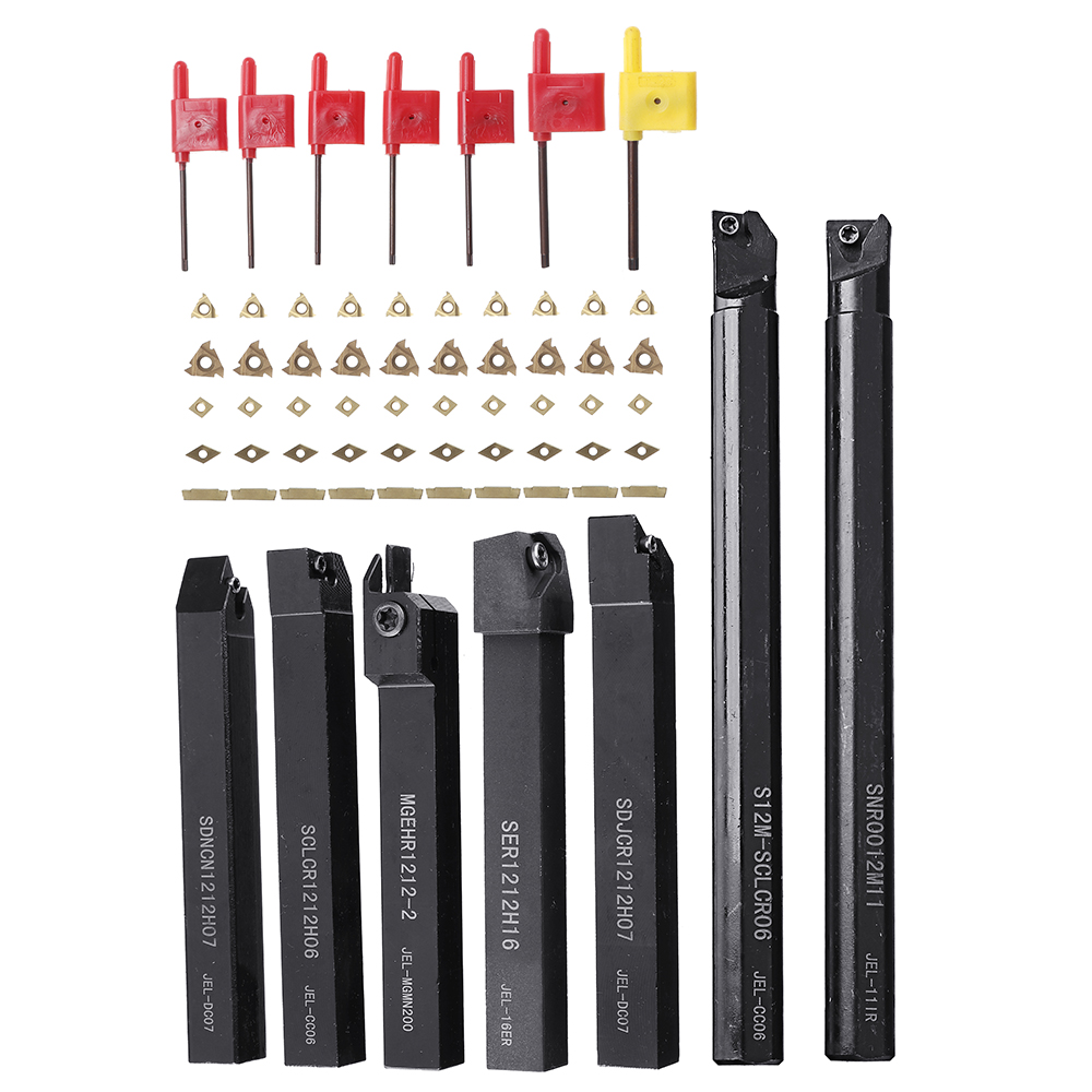 Drillpro-CT-12-50pcs-Carbide-Inserts-with-7pcs-12mm-Shank-Lathe-Turning-Tool-Holder-DCMT070204-CCMT0-1736757-1