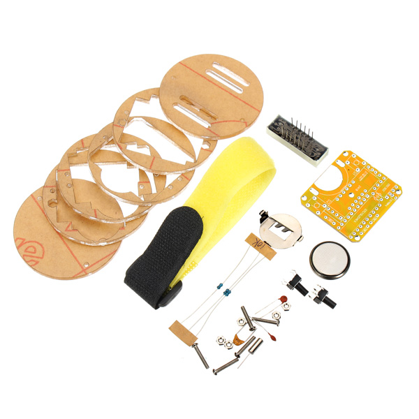 DIY-LED-Digital-Watch-Electronic-Clock-Kit-With-Transparent-Cover-976634-2