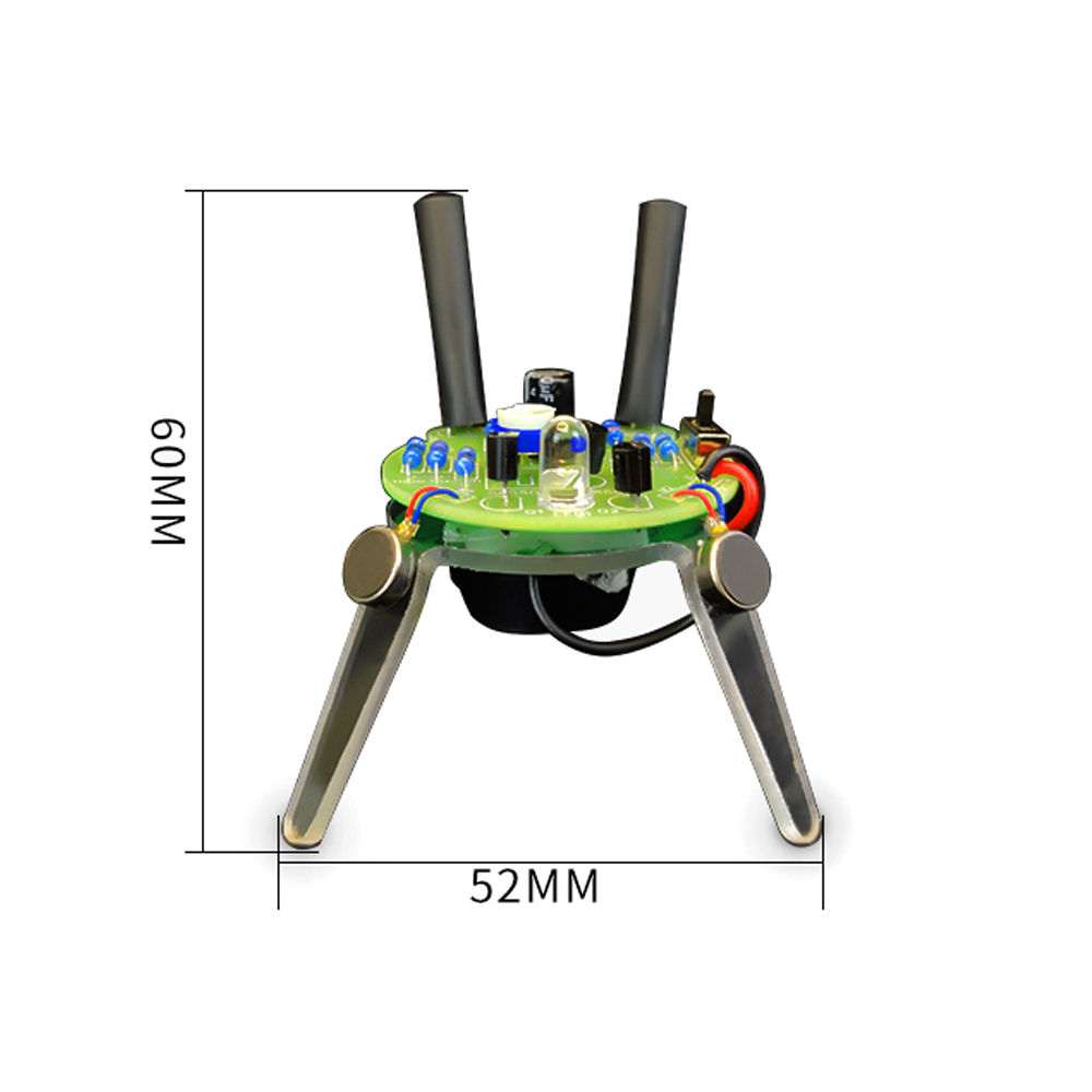 Photosensitive-Mobile-Robot-DIY-Kit-Tail-Breathing-Light-Electronic-Education-Training-1961360-4