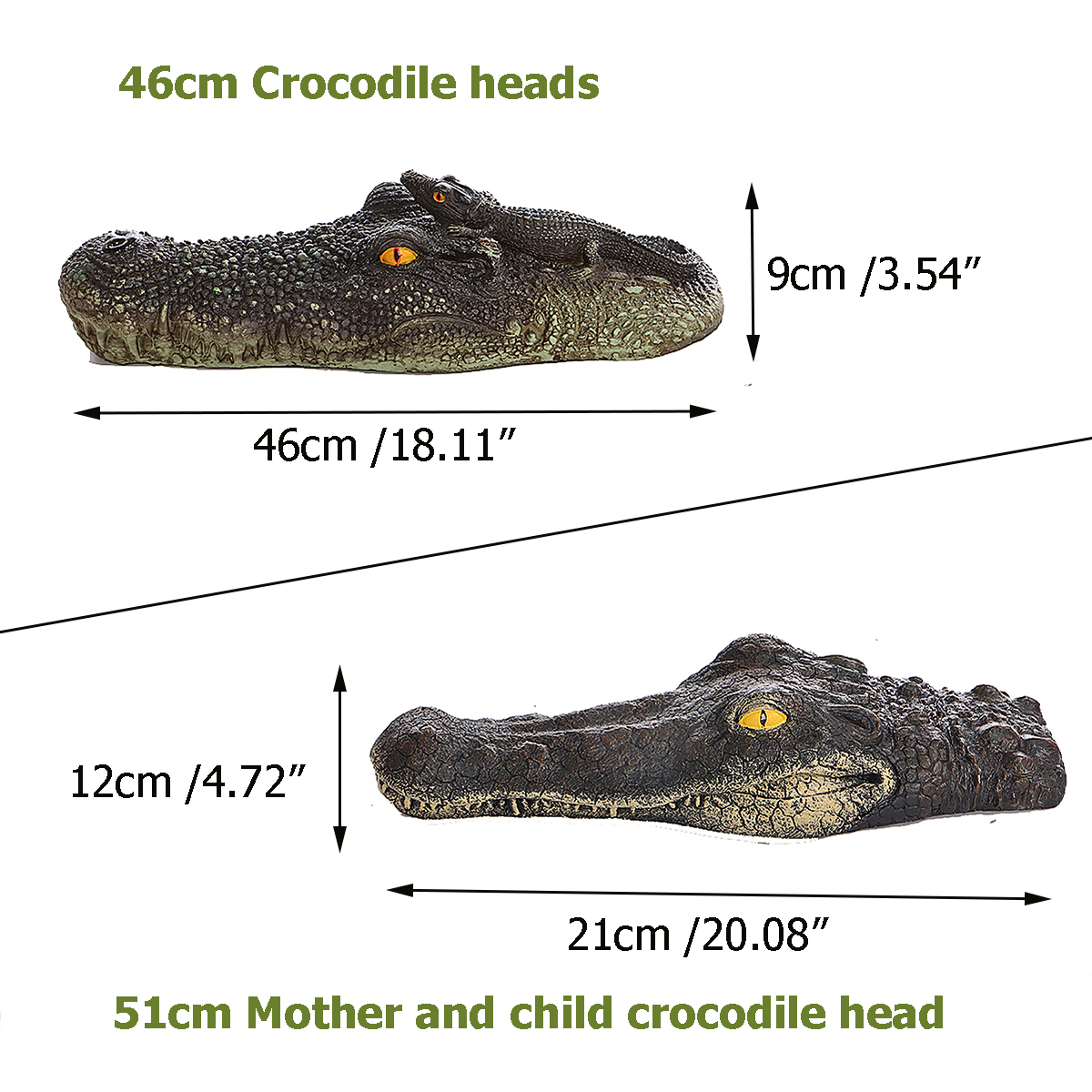 2-Styles-Artificial-Floating-Crocodile-Head-Garden-Pond-Pool-Decoration-Ornament-1724231-2