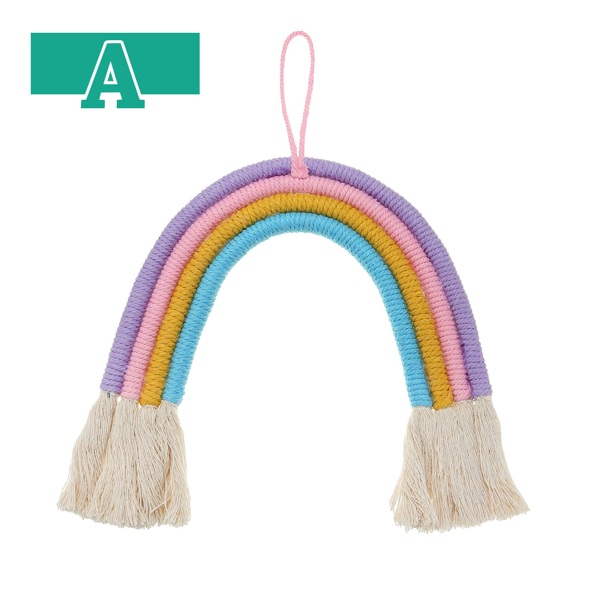 Nordic-Style-Curtain-Tassel-Rainbow-Wall-Hanging-Ornament-Cotton-Tapestry-Decorations-1579494-3