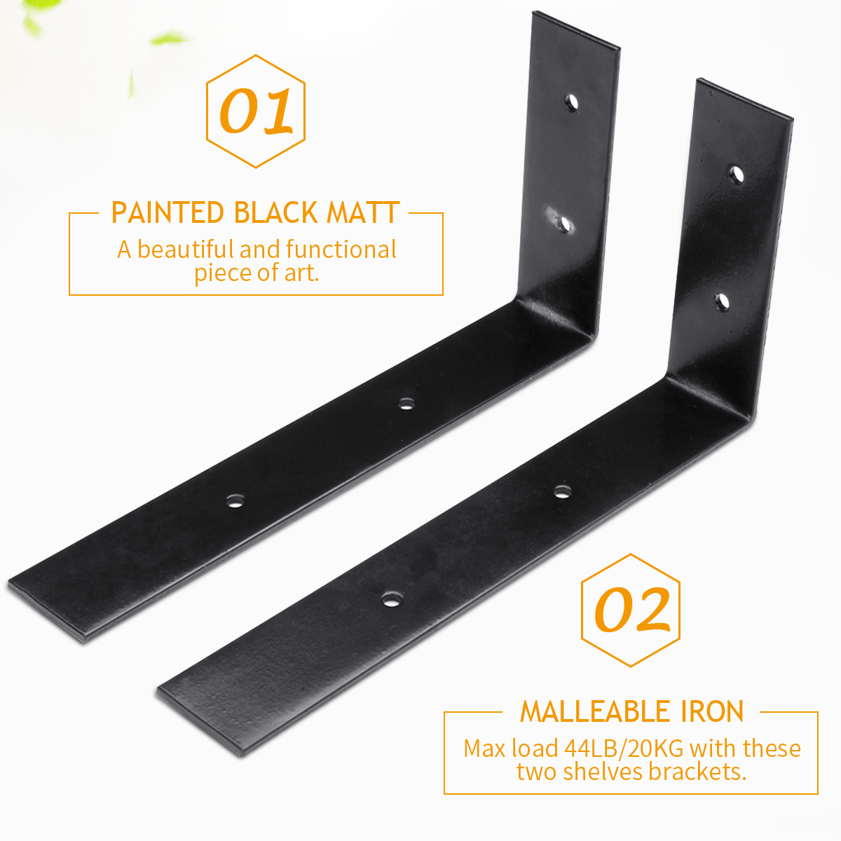 4PCS-Set-Wall-Mounted-Floating-Shelves-Holder-DIY-Storage-Shelving-Display-Bracket-1824242-4