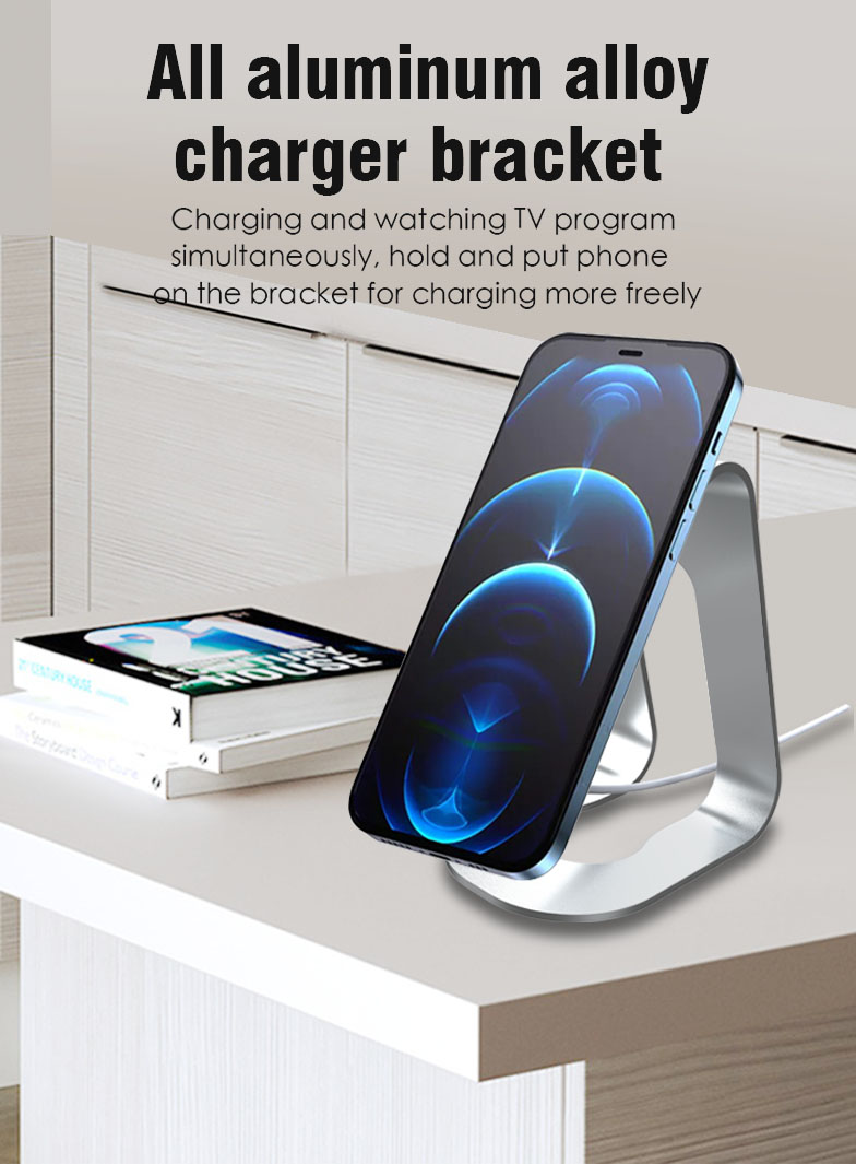 Bakeey-For-Magsafe-Wireless-Charger-Base-Bracket-Mount-Aluminium-Alloy-Desktop-Holder-for-iPhone-12--1811823-1