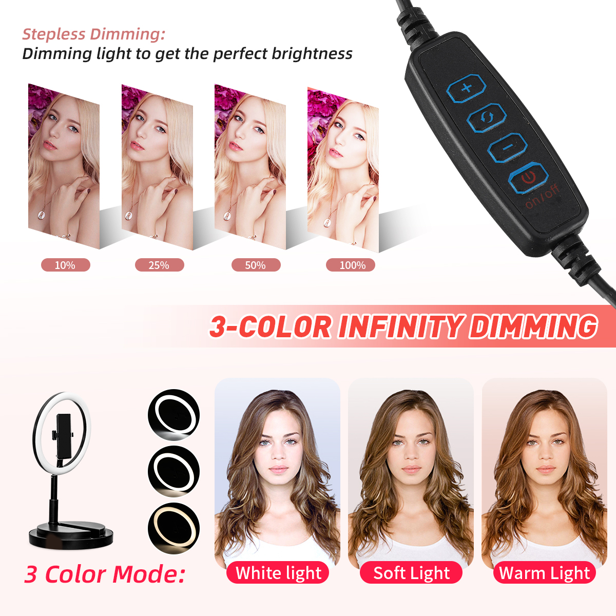 LED-Ring-Light-with-Tripod-Dimmable-Makeup-Phone-Holder-Youtube-Live-1670580-9