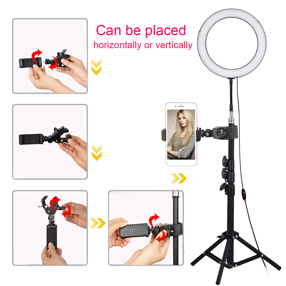 Live-Stream-Makeup-Selfie-LED-Ring-Light-With-bluetooth-Remote-Control-Cell-Phone-Holder-1635843-5