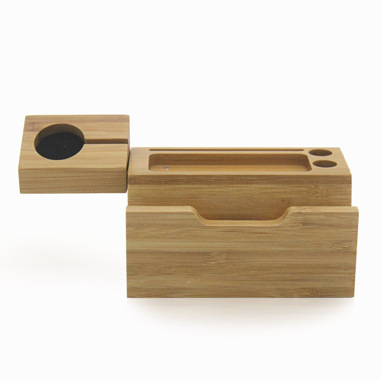 Natural-Bamboo-USB-Charging-Dock-Stand-Holder-Bracket-for-Mobile-Phone-Smart-Watch-1282457-4