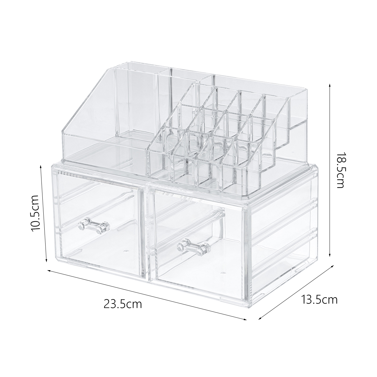 2-in-1-Jewerly-Cosmetics-Storage-Box-Makeup-Combination-Storage-Organizer-Box-Transparent-with-Drawe-1783510-3