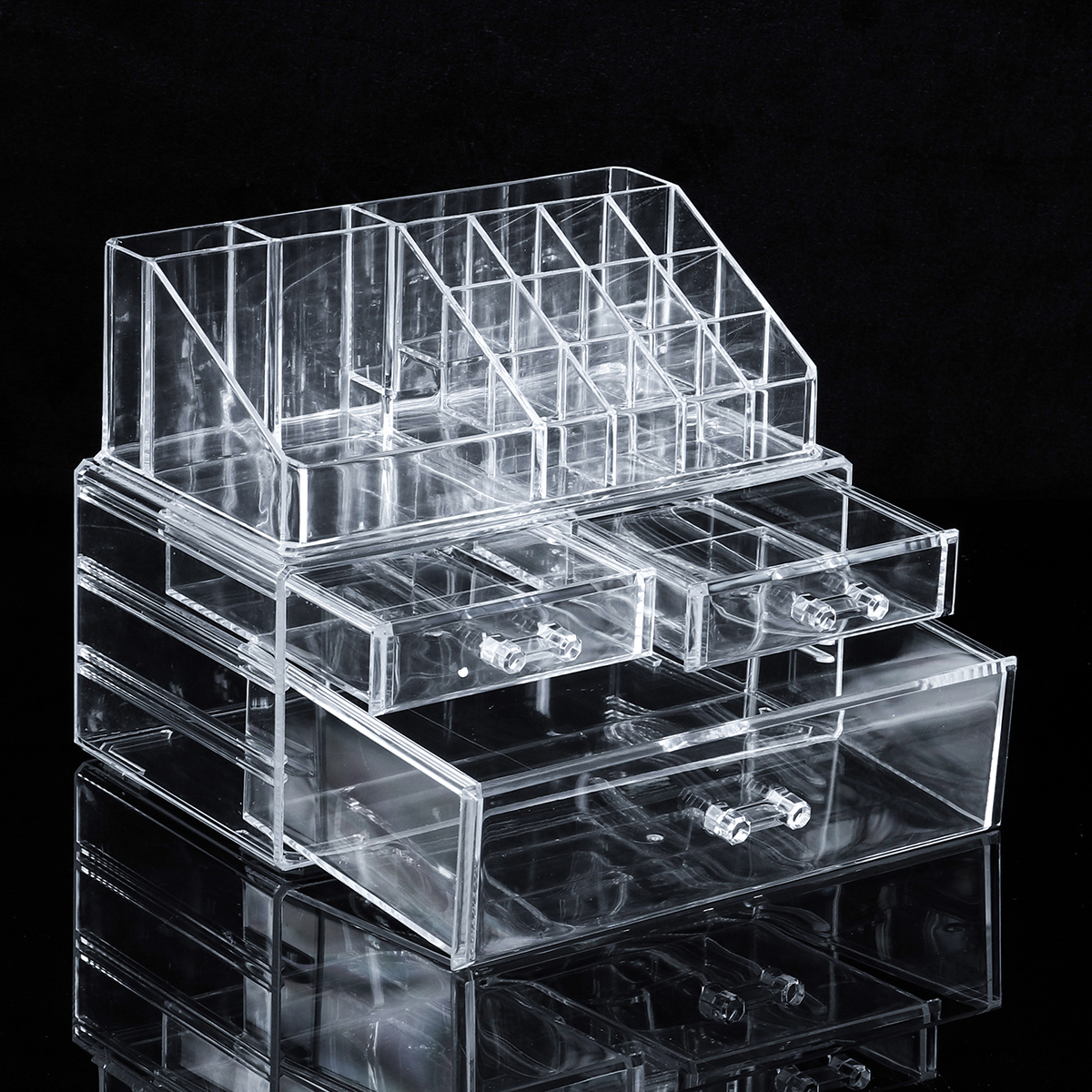 2-in-1-Jewerly-Cosmetics-Storage-Box-Makeup-Combination-Storage-Organizer-Box-Transparent-with-Drawe-1783510-9