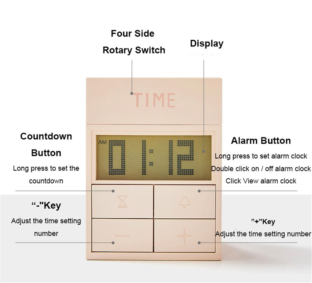 3-in-1-Rotating-Timer-Large-Screen-Mini-Portable-Multifunctional-Time-Manager-Alarm-Clock-Timer-Stud-1815724-4