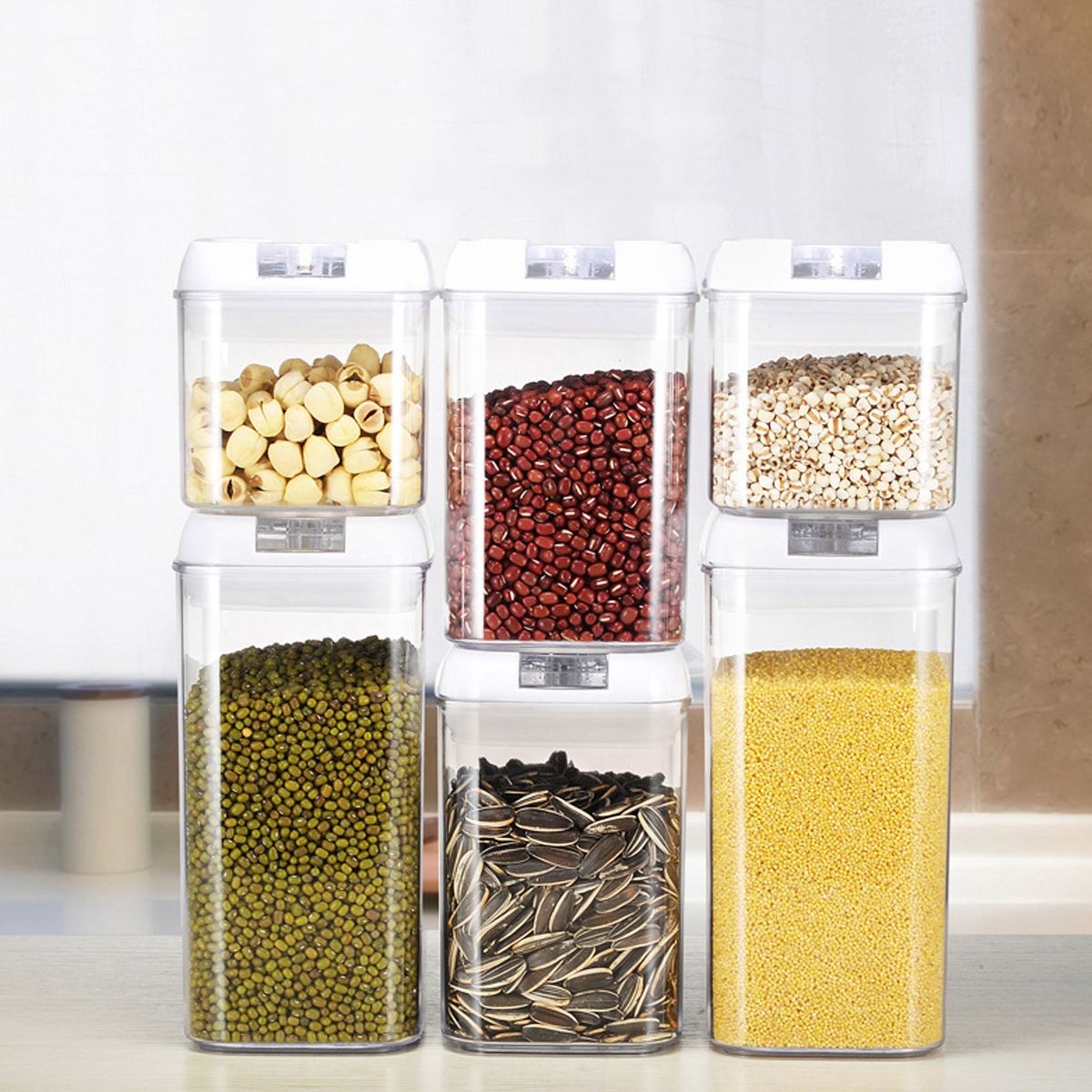 6pcs-Airtight-Refrigerator-Food-Container-Storage-with-Lock-Lids-Plastic-Transparent-Multigrain-Cont-1752734-11