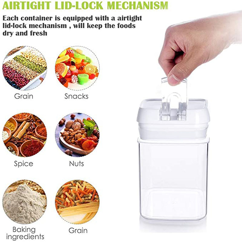 6pcs-Airtight-Refrigerator-Food-Container-Storage-with-Lock-Lids-Plastic-Transparent-Multigrain-Cont-1752734-7