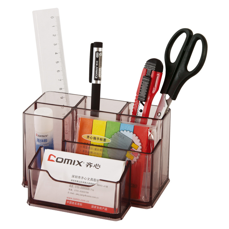 Comix-B2248-Multifunctional-Pen-Stand-6-Squares-Pen-Pencil-Stationery-Holder-Base-Desktop-Organizer--1526886-2