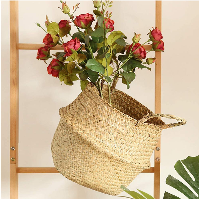 Folding-Seagrass-Storage-Basket-Home-Decorative-Rattan-Plant-Flower-Pot-Decor-Handmade-Woven-Wicker--1786658-11