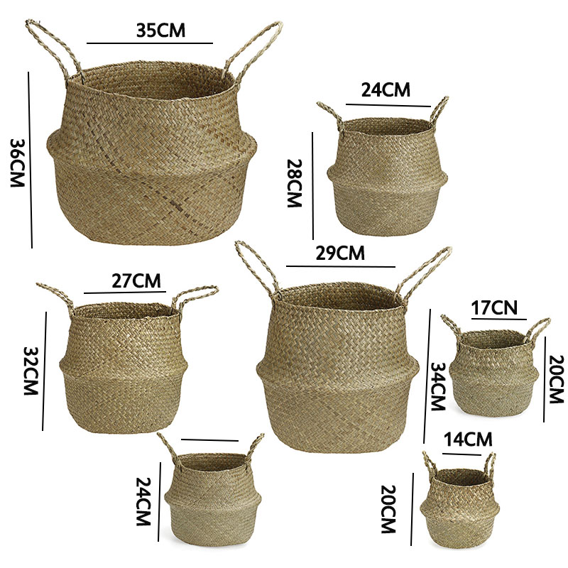 Folding-Seagrass-Storage-Basket-Home-Decorative-Rattan-Plant-Flower-Pot-Decor-Handmade-Woven-Wicker--1786658-4