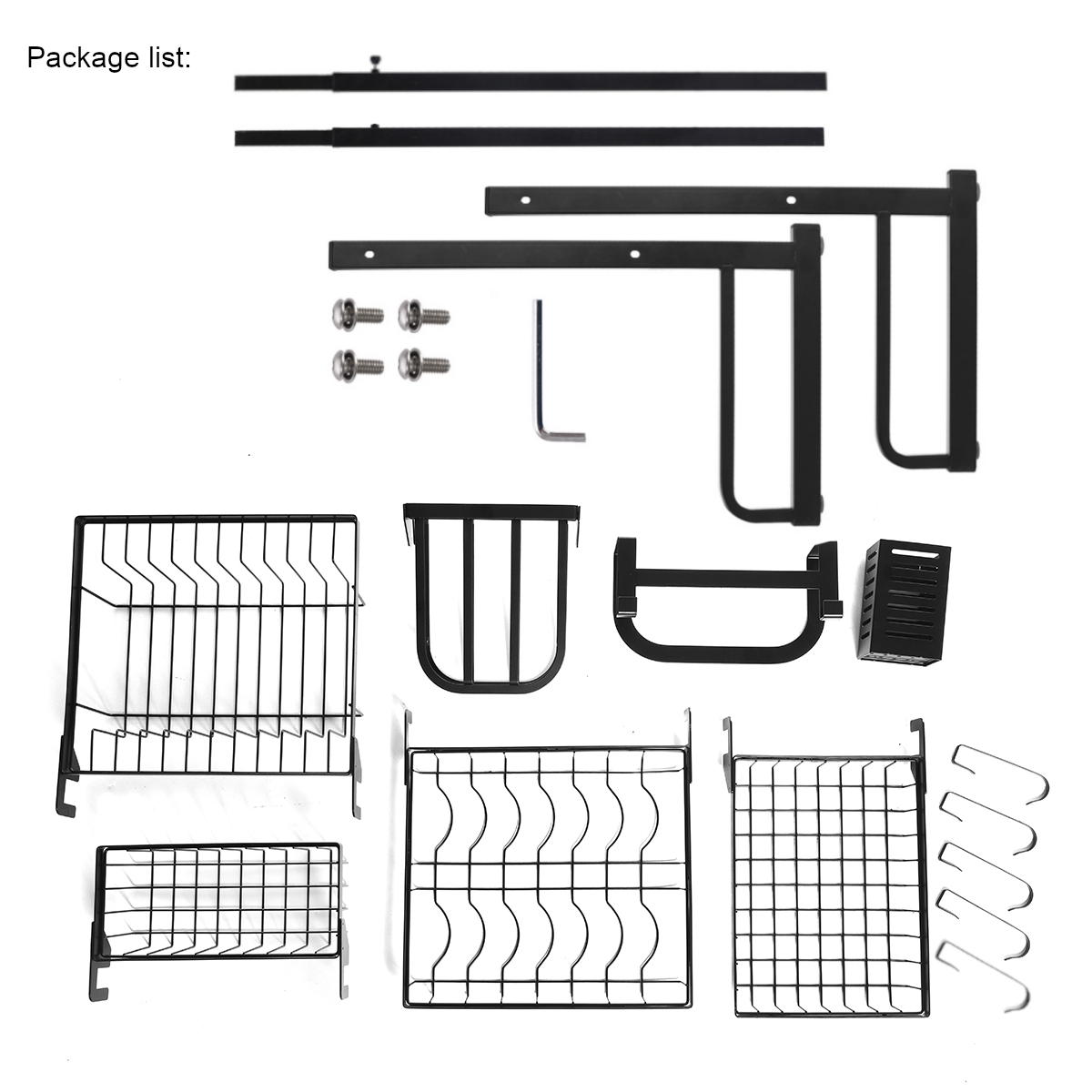 Iron-Art-Retractable-Storage-Rack-63-93cm-Carbon-Steel-Multifunctional-Dish-Rack-Kitchen-Accessories-1767743-15