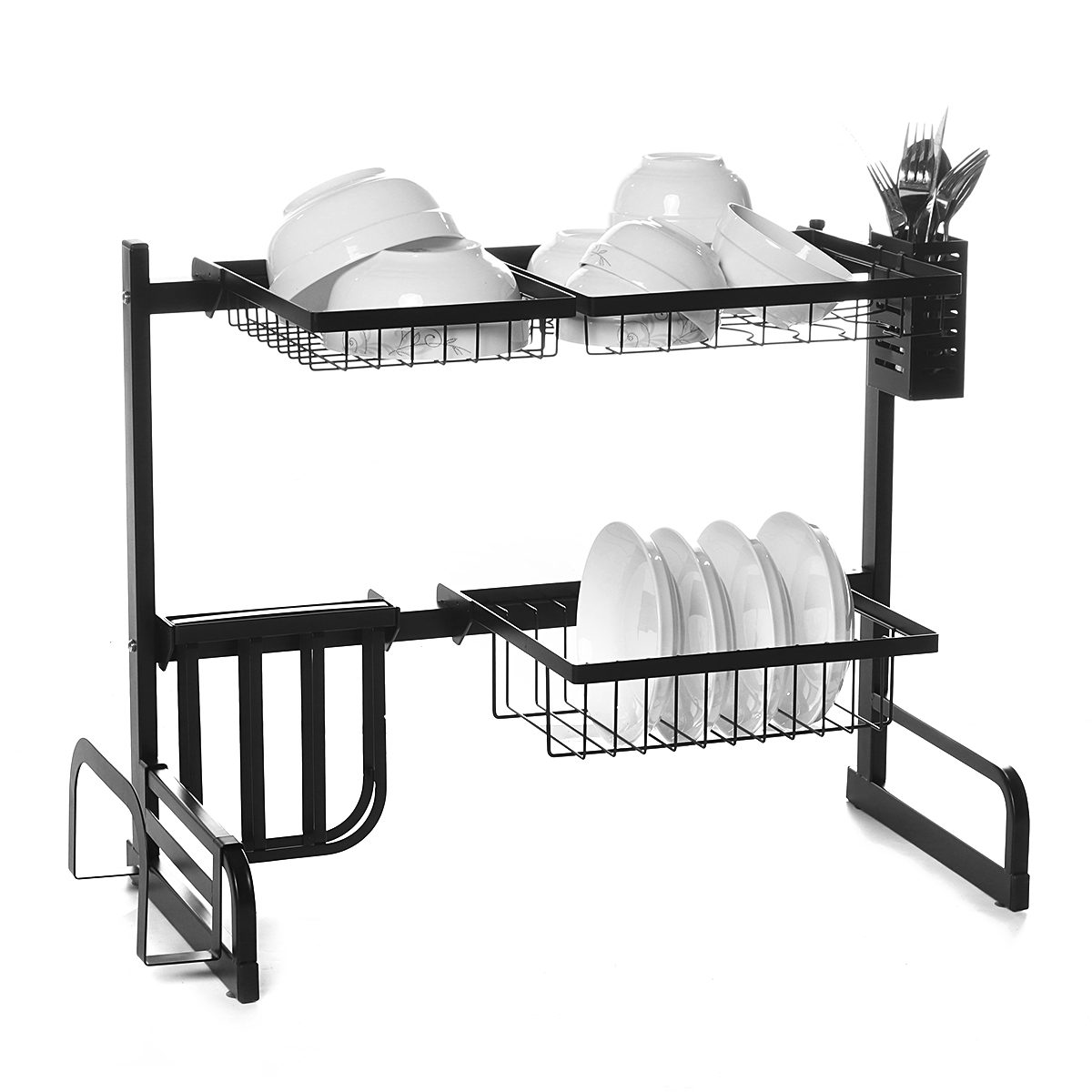 Iron-Art-Retractable-Storage-Rack-63-93cm-Carbon-Steel-Multifunctional-Dish-Rack-Kitchen-Accessories-1767743-16
