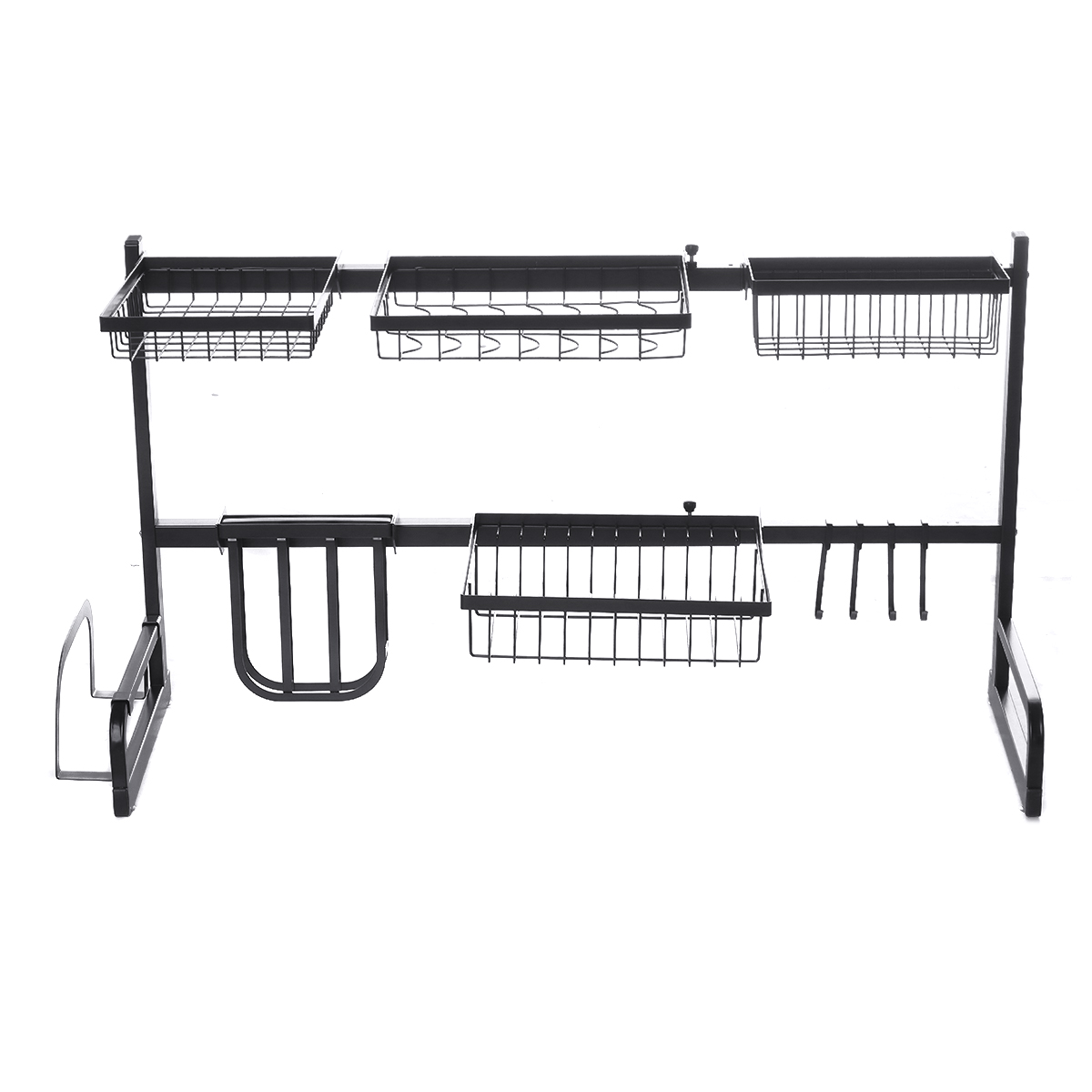 Iron-Art-Retractable-Storage-Rack-63-93cm-Carbon-Steel-Multifunctional-Dish-Rack-Kitchen-Accessories-1767743-22