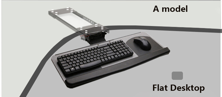 Keyboard-Bracket-Free-Punch-Ergonomic-keyboard-Shelf-Multi-function-Rotary-Computer-Slide-Drawer-Bra-1699124-6