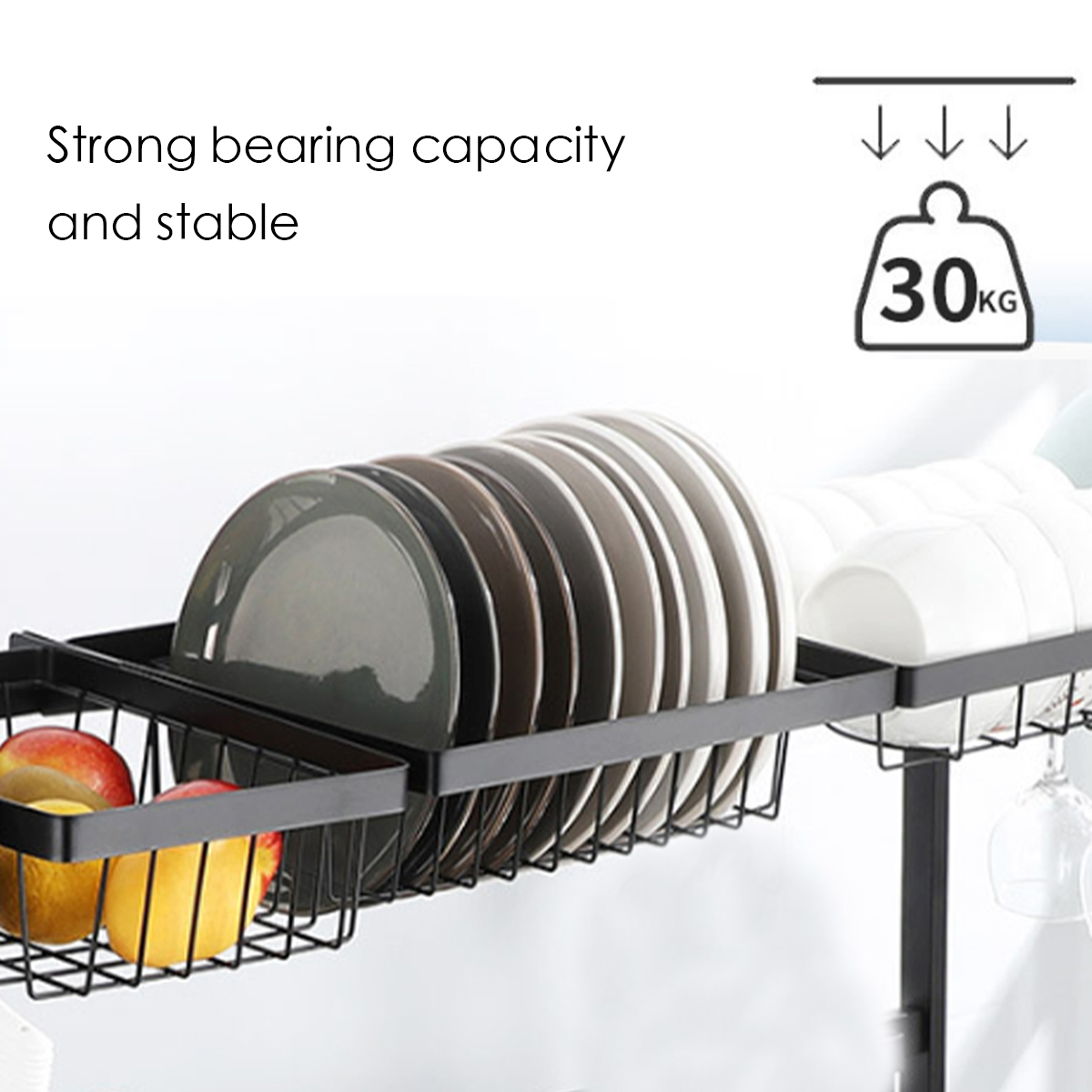 Kitchen-Dish-Rack-Sink-Dish-Drying-Drain-Shelf-Tableware-Cup-Bowl-Storage-Tray-Holder-Organizer-1790550-5