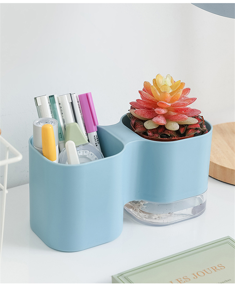 Multifunctional-Desktop-Storage-Bucket-Plant-Raising-Automatic-Watering-Pot-Stationery-Cosmetic-Stor-1842722-11