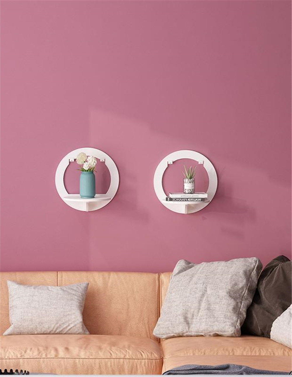 Wall-Shelf-Free-Punching-Wall-mounted-TV-Background-Wall-Hanger-Bedroom-Balcony-Bedside-Wall-Creativ-1834248-15