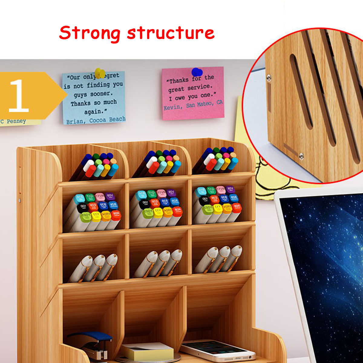 Wooden-Desk-Organizer-Multi-Functional-DIY-Pen-Holder-Box-Cell-Phone-Holder-Desktop-Stationary-Home--1585522-4