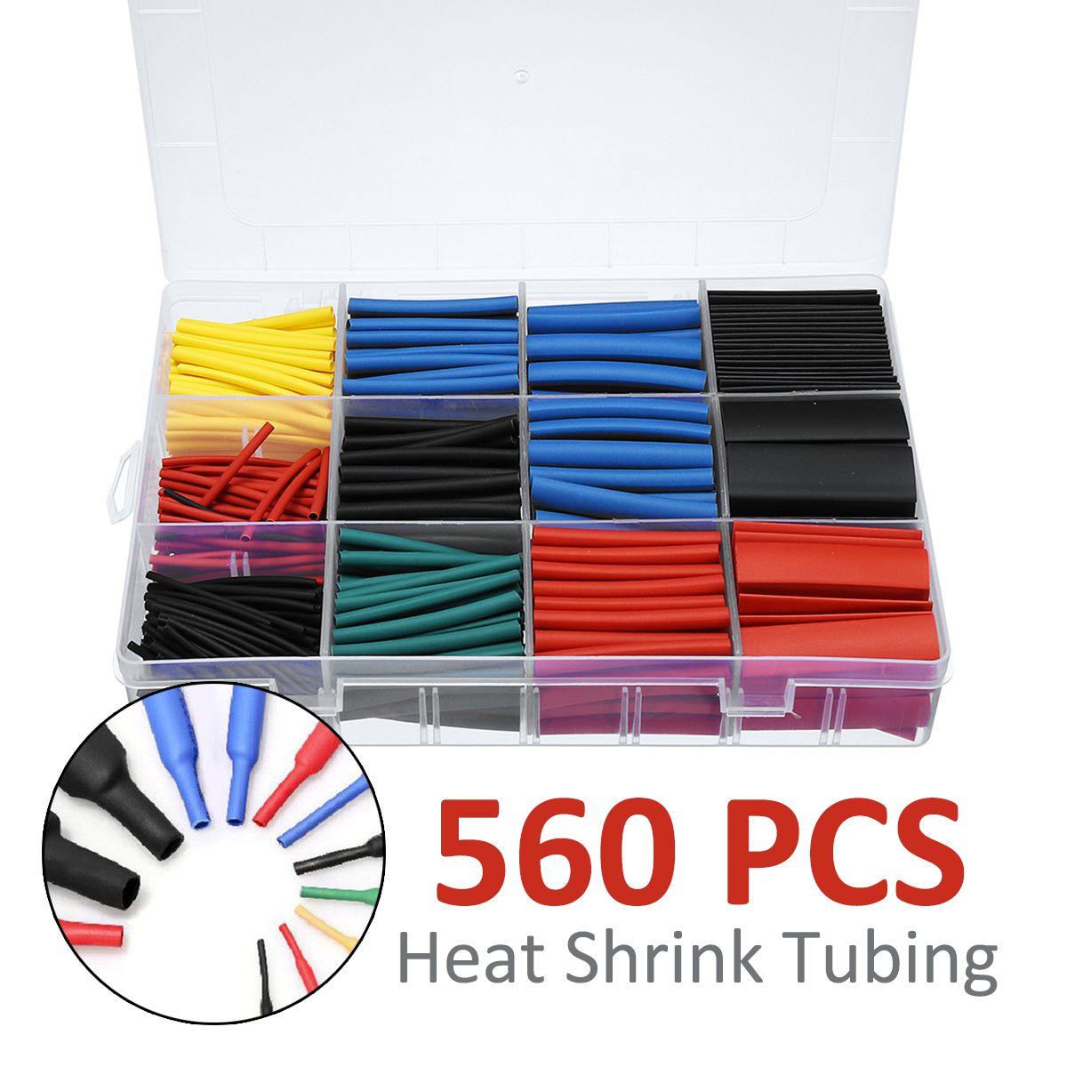 560Pcs-11-Sizes-Heat-Shrink-Tubing-Tube-Wire-Cable-Insulation-Sleeving-Kit-1365687-1