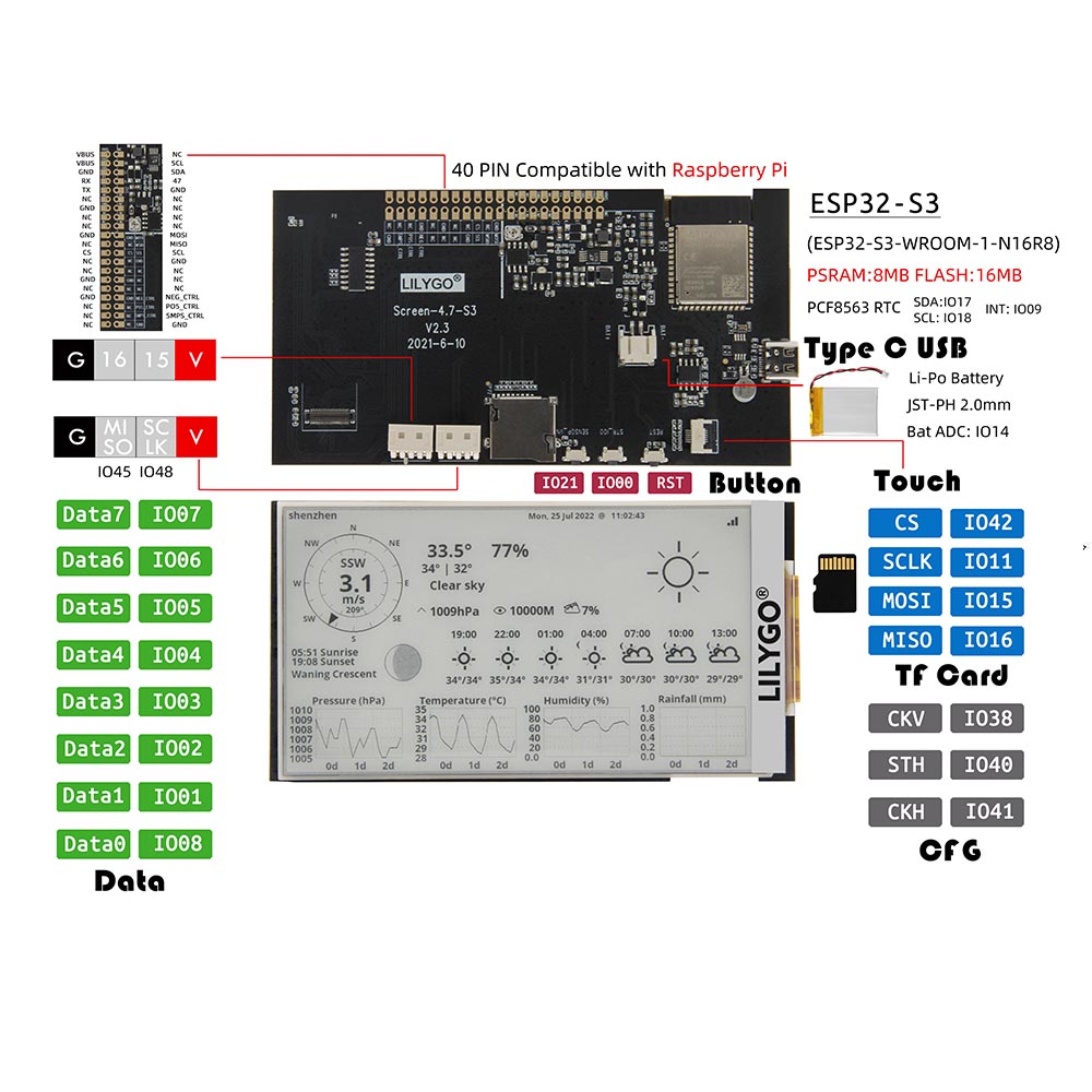 LILYGO-T5-47-Inch-E-paper-V23-ESP32-S3-Display-Screen-Module-Board-Support-TF-Card-Compatible-Raspbe-1970994-1