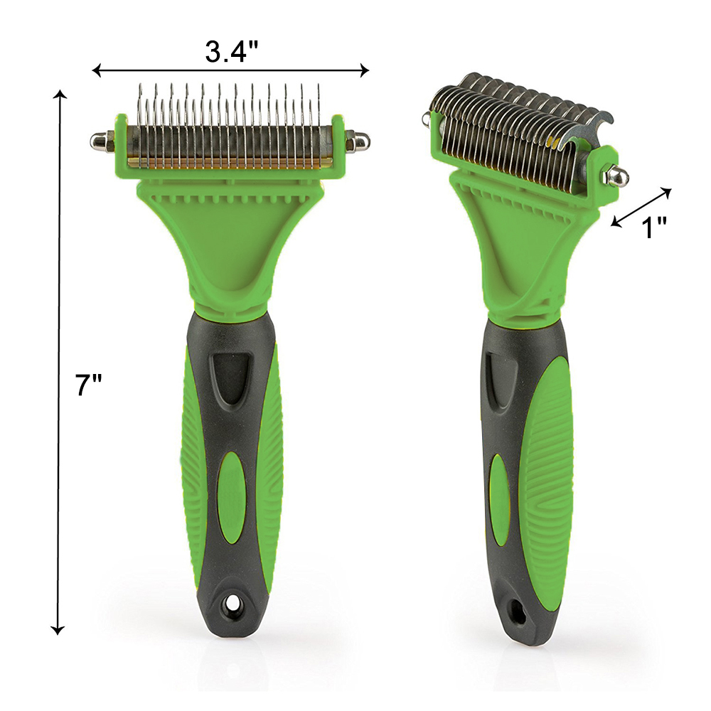3-in-1-Dual-Sided-Dog-Cat-Hair-Fur-Shedding-Trimmer-Stainless-Steel-Grooming-Dematting-Rake-Comb-Bru-1904467-12