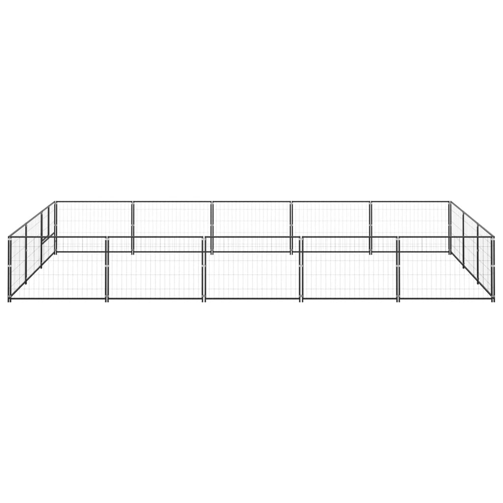 Dog-Kennel-Black-1615-ftsup2-Steel-1972494-2