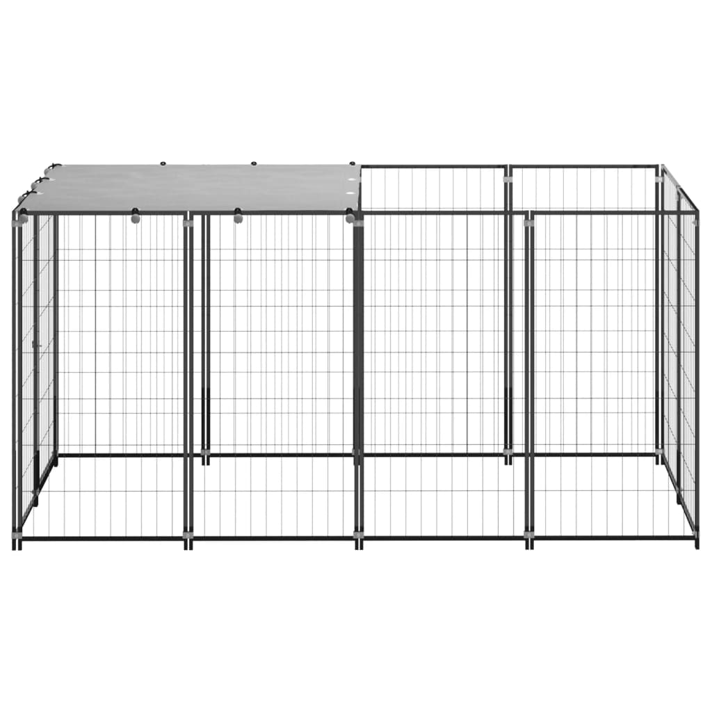 Dog-Kennel-Black-26-ftsup2-Steel-1972438-6