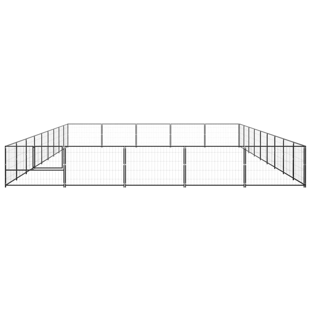 Dog-Kennel-Black-4844-ft-Steel-1972466-3