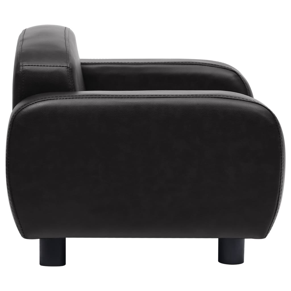 Dog-Sofa-Black-315quotx197quotx157quot-Faux-Leather-1967338-4