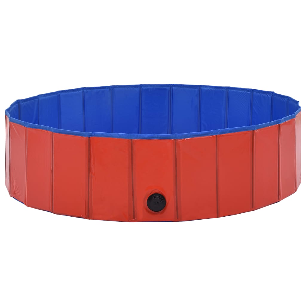 EU-Direct-vidaxl-170823-Foldable-Dog-Swimming-Pool-Red-120x30-cm-PVC-Puppy-Bath-Collapsible-Bathing--1948289-4