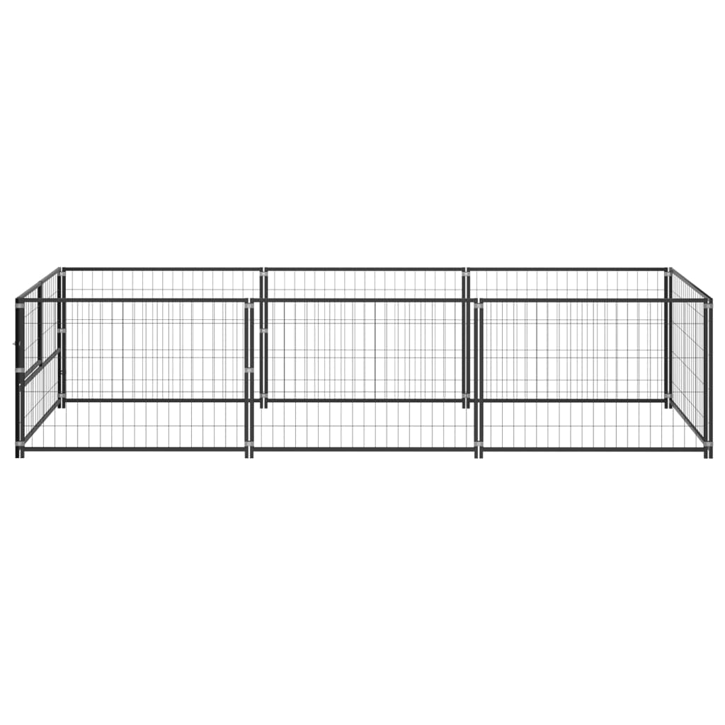 EU-Direct-vidaxl-3082093-Outdoor-Dog-Kennel-3-msup2-House-Cage-Foldable-Puppy-Cats-Sleep-Metal-Playp-1948525-2