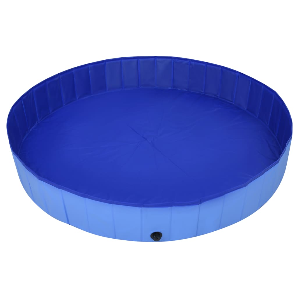 EU-Direct-vidaxl-92602-Foldable-Dog-Swimming-Pool-Blue-200x30-cm-PVC-Puppy-Bath-Collapsible-Bathing--1948294-7