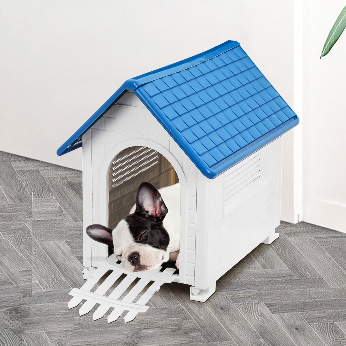 Foldable-Plastic-Pets-Dogs-Houses-Cages-Small-Outdoors-Waterproof-Warm-Removable-Washable-With-Kenne-1849921-8