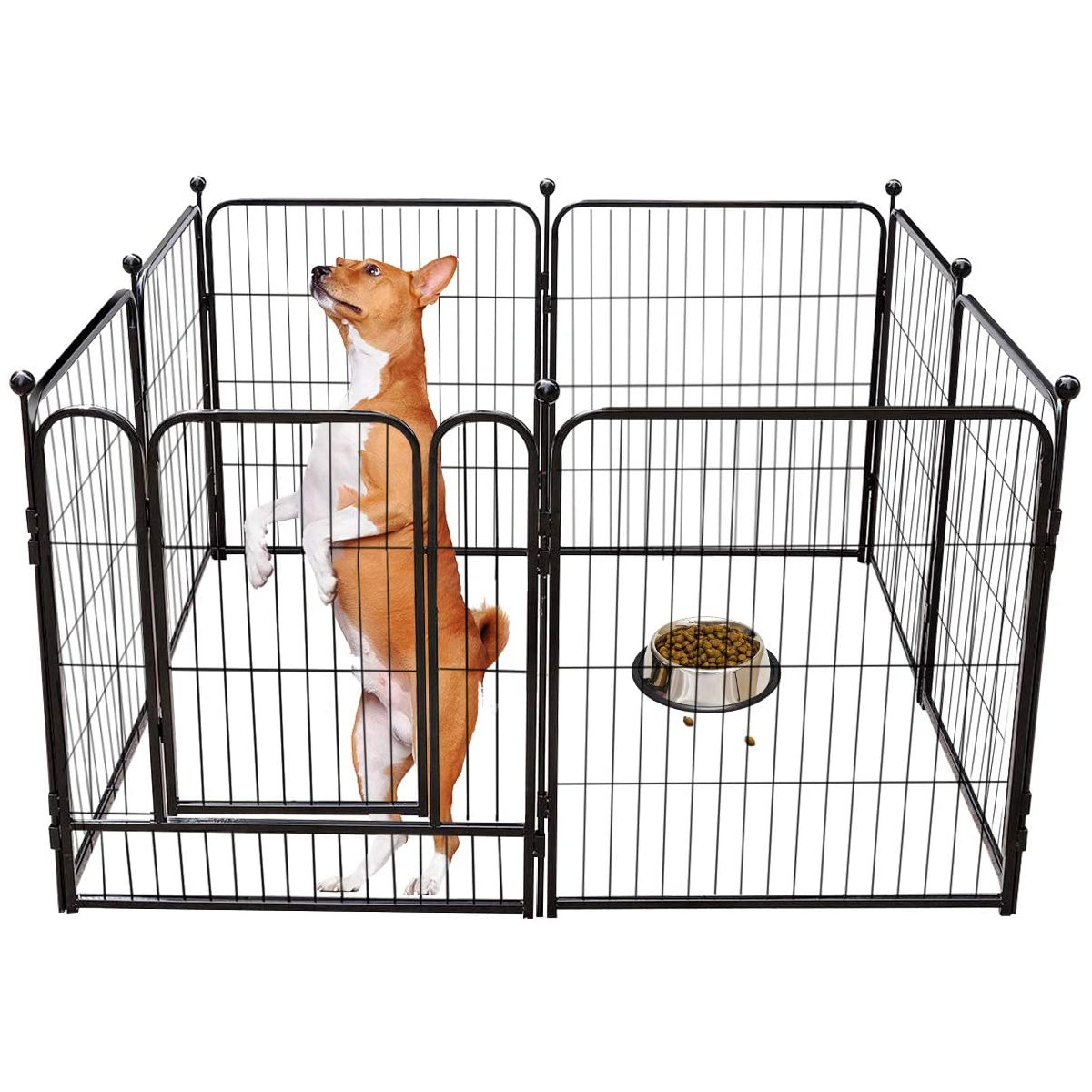 PawGiant-Dog-Pen-8-Panels-40quot-Height-RV-Dog-Fence-Outdoor-Playpens-Exercise-Pen-for-Dogs-Metal-Pr-1828107-9