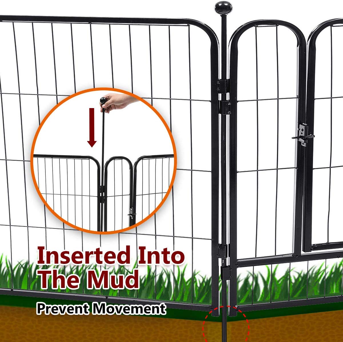 PawGiant-Heavy-Duty-Metal-Dog-Exercise-Playpen-Fence-for-Indoor-Outdoor-16-Panels-32-Inch-Height-1720615-7