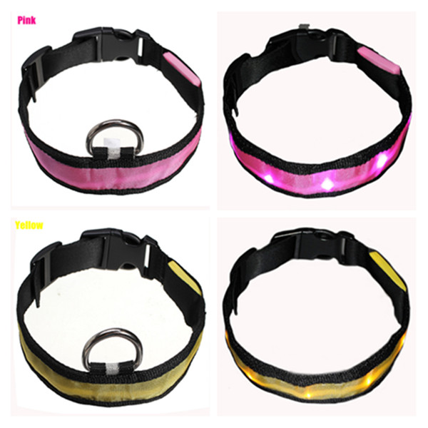 Size-L-Nylon-Safety-Flashing-Glow-Light-LED-Pet-Dog-Collar-914022-20